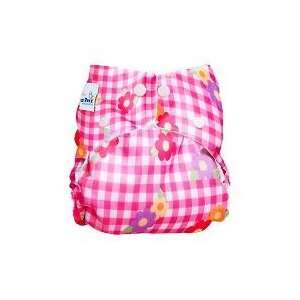  Fuzzi Bunz Cloth Pocket Diaper PINK GINGHAM   Medium: Baby