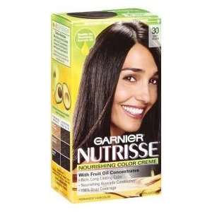  Garnier Nutrisse #30 Soft Black (Sweet Cola) Kit Health 