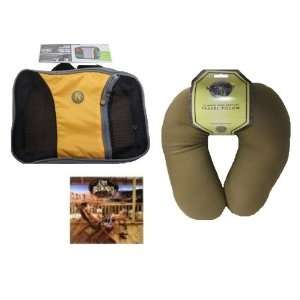 Relax Travel Kit, Includes: Lewis N Clark Travel Packing Cube (YELLOW 