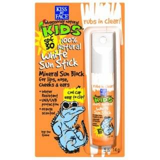 Kiss My Face Kids Mineral Sun Stick White SPF 30, 0.5 Ounce