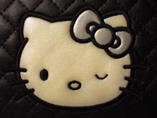 Loungefly Hello Kitty Winking Silver Bow, Quilted Wallet, New 