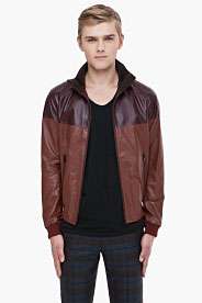 ALEXANDER MCQUEEN Dual Brown Leather Jacket
