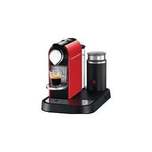 Nespresso C120 Citiz Espresso and Aeroccino   Fire Engine Red  