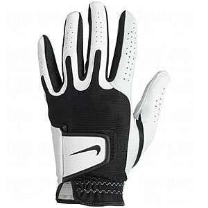  NIKE Mens Tech Xtreme Golf Gloves White/Black Small 