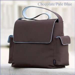  OiOi Designer Trim Messenger Diaper Bag (ColorPChocolate 