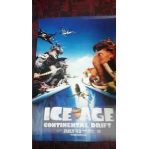  ICE AGE: CONTINENTAL DRIFT 27x40 LENTICULAR Movie Poster 