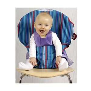  Totseat Portable High Chair   Blue Stripes: Baby