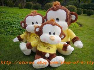 Plush Stuffed Happy Monkey Gorilla Toy Doll 35.5H  