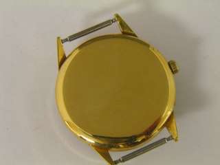 Gents Movado 18Kt Gold Watch c1930s No Band Runs  