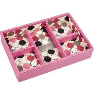  Pink mini Stackers Jewelry Box Small Compartment Tray for 