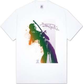  Jimi Hendrix   Look Out Now T Shirt, XXXL   White Ringer 