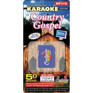 Chartbuster Karaoke   50 Gs on SD Card CB5102   Country Gospel