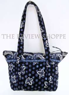   Blue Coin Tote Bag, Cosmetic Pouch, & Coin Purse 3 PC SET Navy Blue