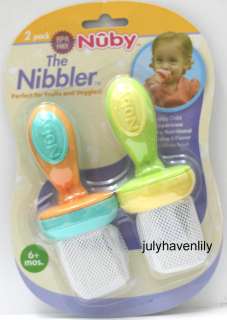 Nuby BPA Free Nibblers, 2 pk, Assort. Colors  