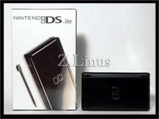New Black Nintendo NDS LITE NDSL DS CONSOLE SYSTEM  