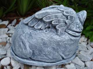 CAT MONUMENT CONCRETE STATUE PTD CRAFT OUTDOOR NEW GIFT  