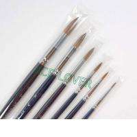 PCS High Quality Pointed PAINT BRUSHES ACRYLIC OIL WATERCOLORS ODD 