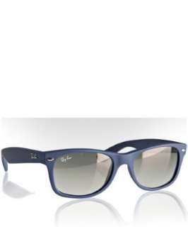 Ray Ban blue rubberized plastic New Wayfarer sunglasses   up 