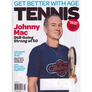  Oct 2009 *TENNIS* Magazine Featuring, JOHN McENROE Still 