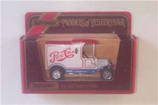 PEPSI Truck 1912 FORD MODEL T MATCHBOX YESTERYEAR Y 12  