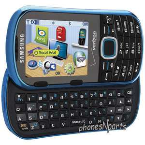 Blue Verizon Samsung Intensity II 2 U460 GPS Cell Phone 635753484724 