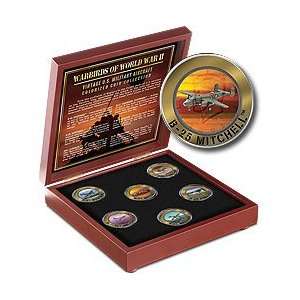  Warbirds of WWII Military Aircraft Colorized Coin 