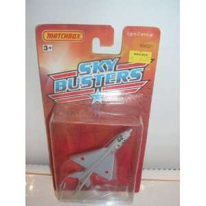   Sky Busters 1989 MIG21 #3 Military Die Cast Aircraft Toys & Games