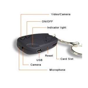   : Mini Spy Car Keychain DVR Camera + 2GB Memory Card: Camera & Photo