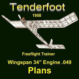 FREEFLIGHT 1/2 A MODEL AIRPLANE PLAN & BUILDING NOTES  