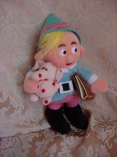 Hermey Elf and Spotted Elephant Plush Toy Ornament  