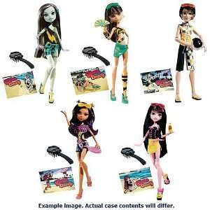  Monster High Gloom Beach Doll Wave 1 Case: Toys & Games