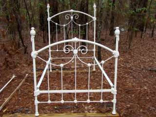 Antique Iron Bed   Victorian Primrose Poster   Twin Size  