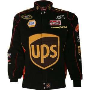  NASCAR UPS Cotton Twill Jacket: Sports & Outdoors