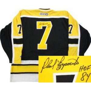   Boston Bruins Hand Signed Authentic CCM Blue Jersey: Sports & Outdoors