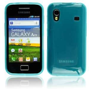 Galaxy Ace Blue Hydro Gel Protective Case + FREE SCREEN PROTECTOR/FILM 