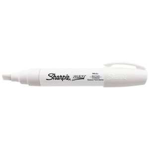  Sharpie Paint Pen (Oil Based)   Color: White   Size: Bold 
