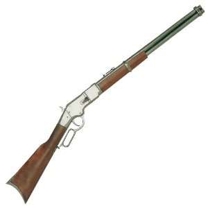  Denix Model 1873 Lever Action Rifle, Antique Grey Finish 