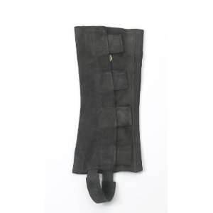 Ovation Suede Half Chaps with Velcro Black, Small  Sports 