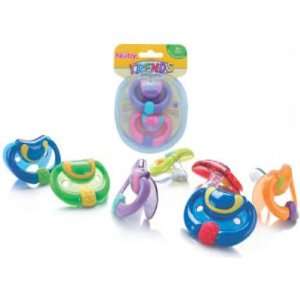  Trends 2 Pack Orthodontic Pacifiers 0+ months   girl colors Baby
