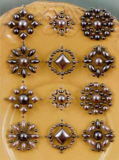 Prima Say It In Pearls Self Adhesive Jewel Art Bling Flower Centers 