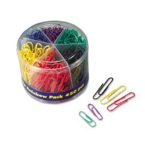    Officemate Plastic Coated Paper Clips OIC97227