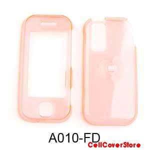 Hard Phone Case Cover For Samsung Glyde U940 Transparent Snap On Pink 