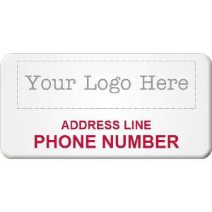  Asset Label, Company Name with Phone Number AlumiGuard 
