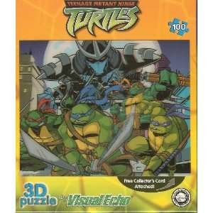  Echo 3D Puzzle Teenage Mutant Ninja Turtles TMNT Lenticular Puzzle 