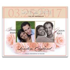    170 Save the Date Cards   Pink Passion Roses