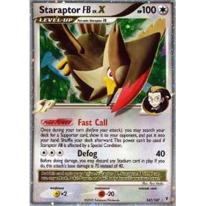  Pokemon Platinum Supreme Victors Single Card Staraptor FB 