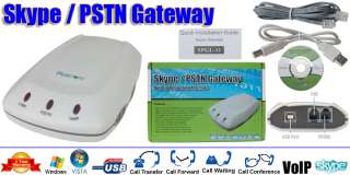Skype to Phone VoIP Landline ATA PSTN Gateway Adapter  