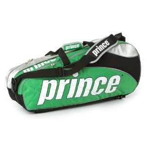  Prince Tour Team Green 6 Pack Tennis Bag   6P966 302 