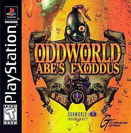 Oddworld Abes Exoddus Sony PlayStation 1, 1998 742725160156  