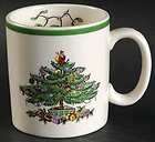 Spode Christmas Tree Mug   stamped
